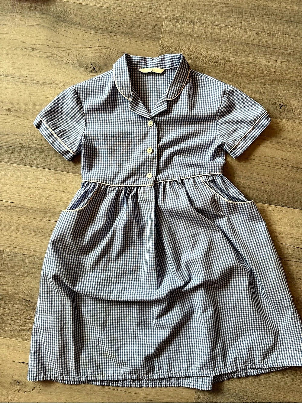 Marks & Spencer Blue Gingham School Dress